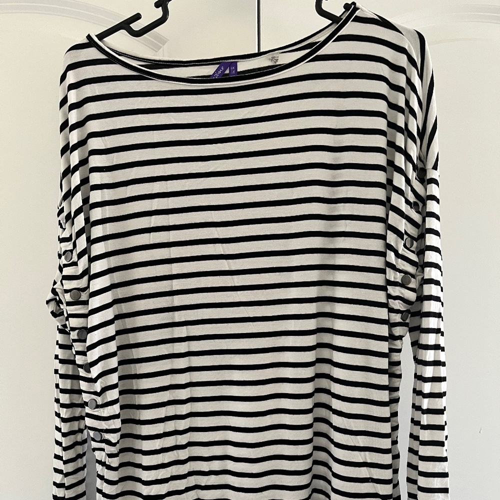 Seraphine Maternity and Nursing Striped Top